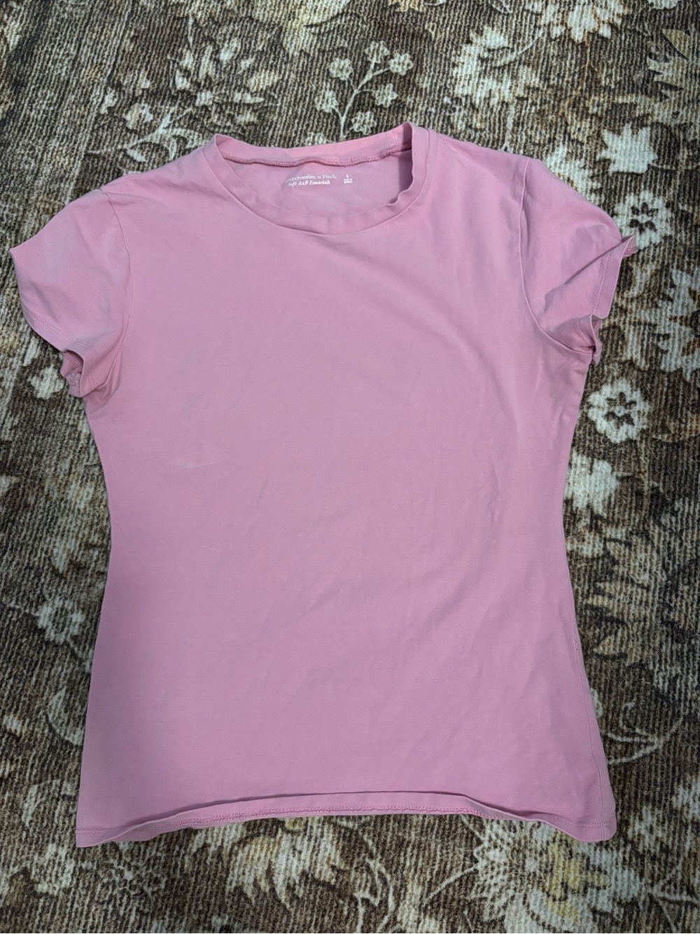 Pink Women’s Crew Neck Tee - Abercrombie